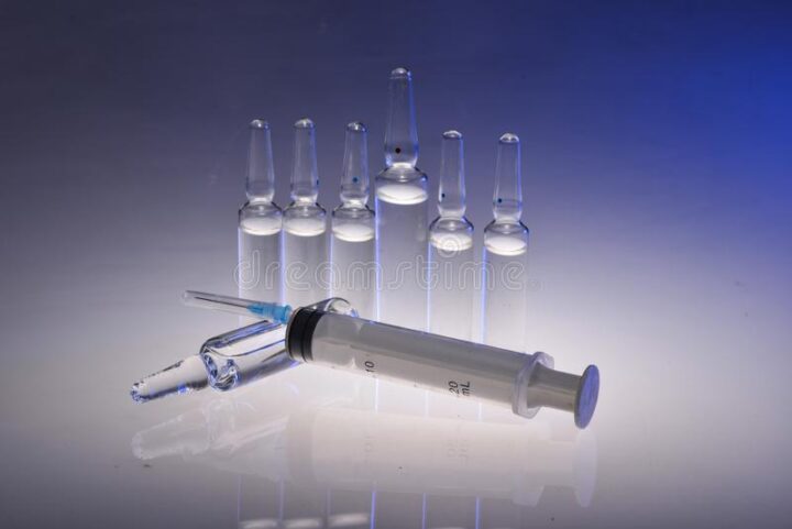 injections of antibiotic