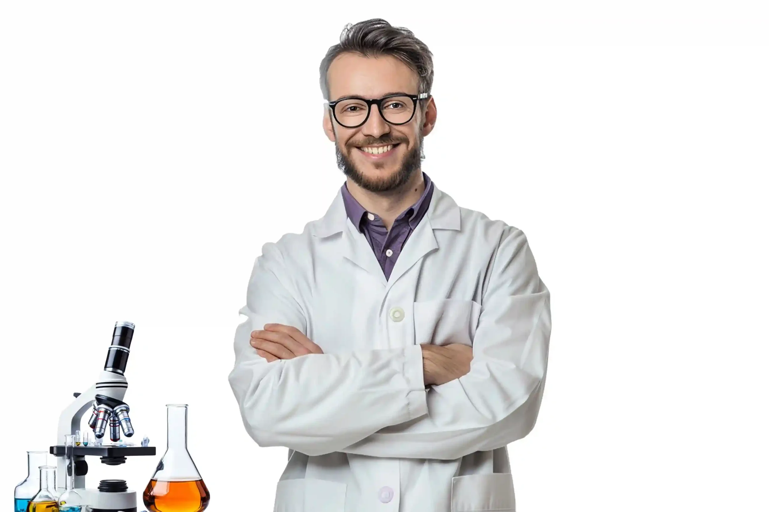 Doctor at Pharma manufacturing process